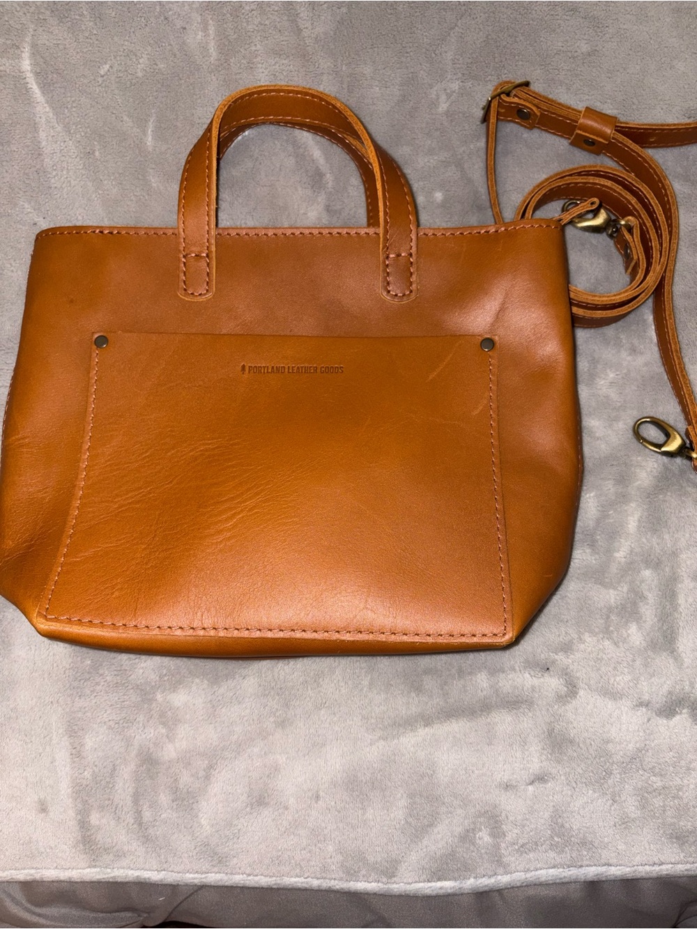 PORTLAND LEATHER MINI CROSSBODY TOTE